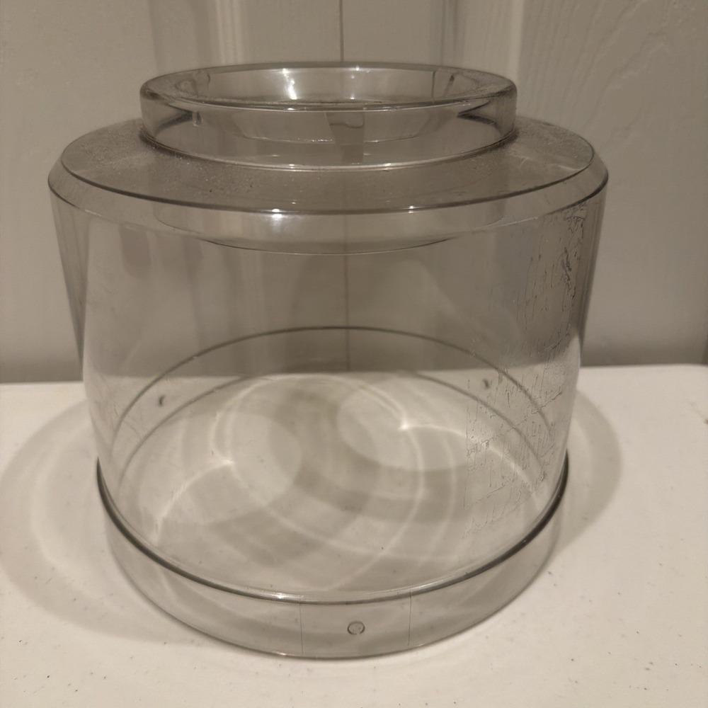 Cuisinart Red Ice Cream Maker ICE-21 Replacement Part Clear Plastic Dome Lid